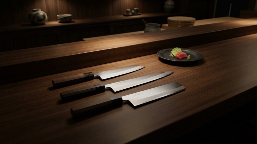 Choosing the Blade: A Guide to Traditional Japanese Knives japanese knives sushi counter